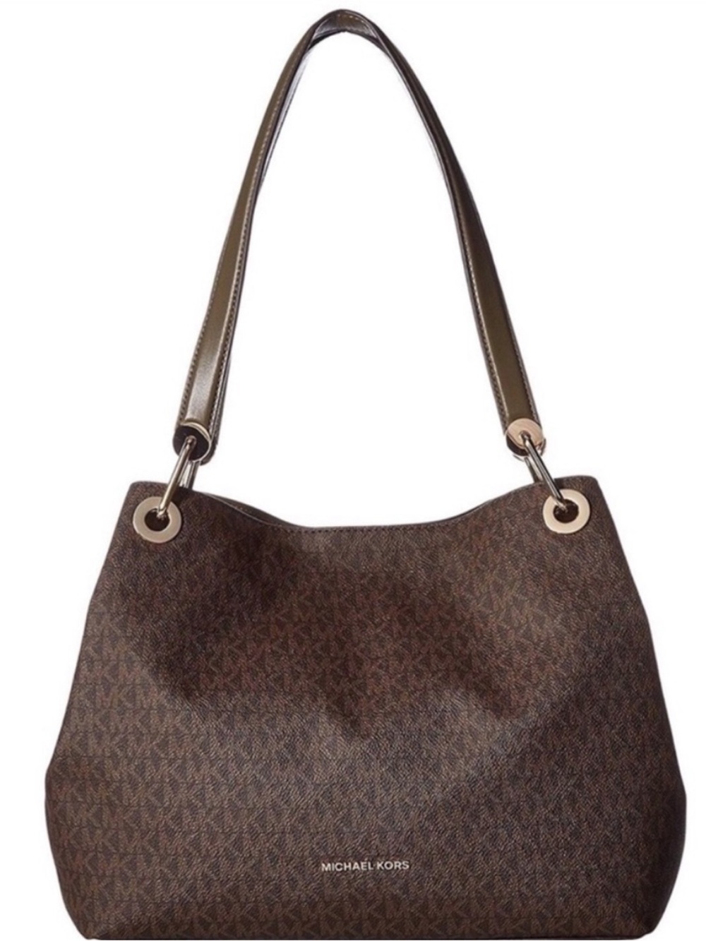 Michael Kors MK Large Leather Logo Shoulder Bag from Retail Store not Outlet NWT